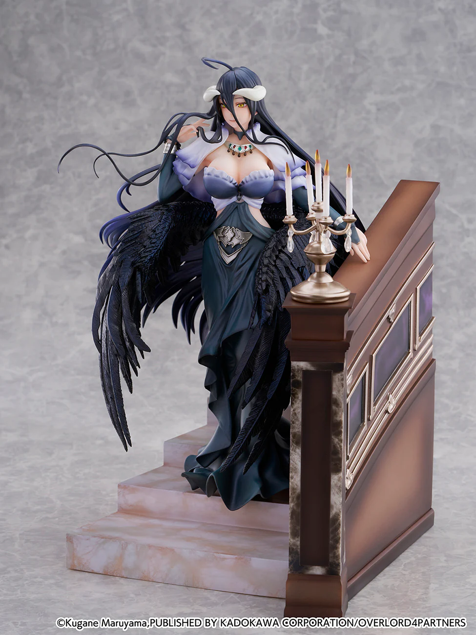 OVERLORD - Albedo 1/7 Scale Figure -Jet Black Dress Ver.- - Image 3