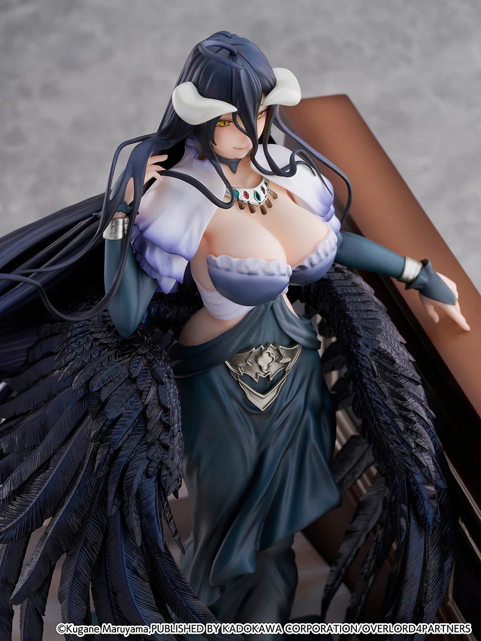 OVERLORD - Albedo 1/7 Scale Figure -Jet Black Dress Ver.- - Image 6