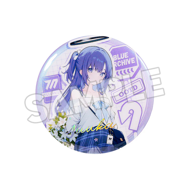 Blue Archive - Holiday Saunter Series 75mm Badge (KAZUSA/YUUKA/HINA/SHIROKO/MIKA) - Image 13