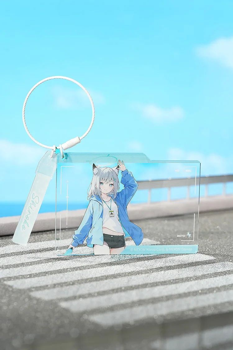 Blue Archive Holiday Saunter Series Acrylic Keychain (KAZUSA/YUUKA/HINA/SHIROKO/MIKA) - Image 4