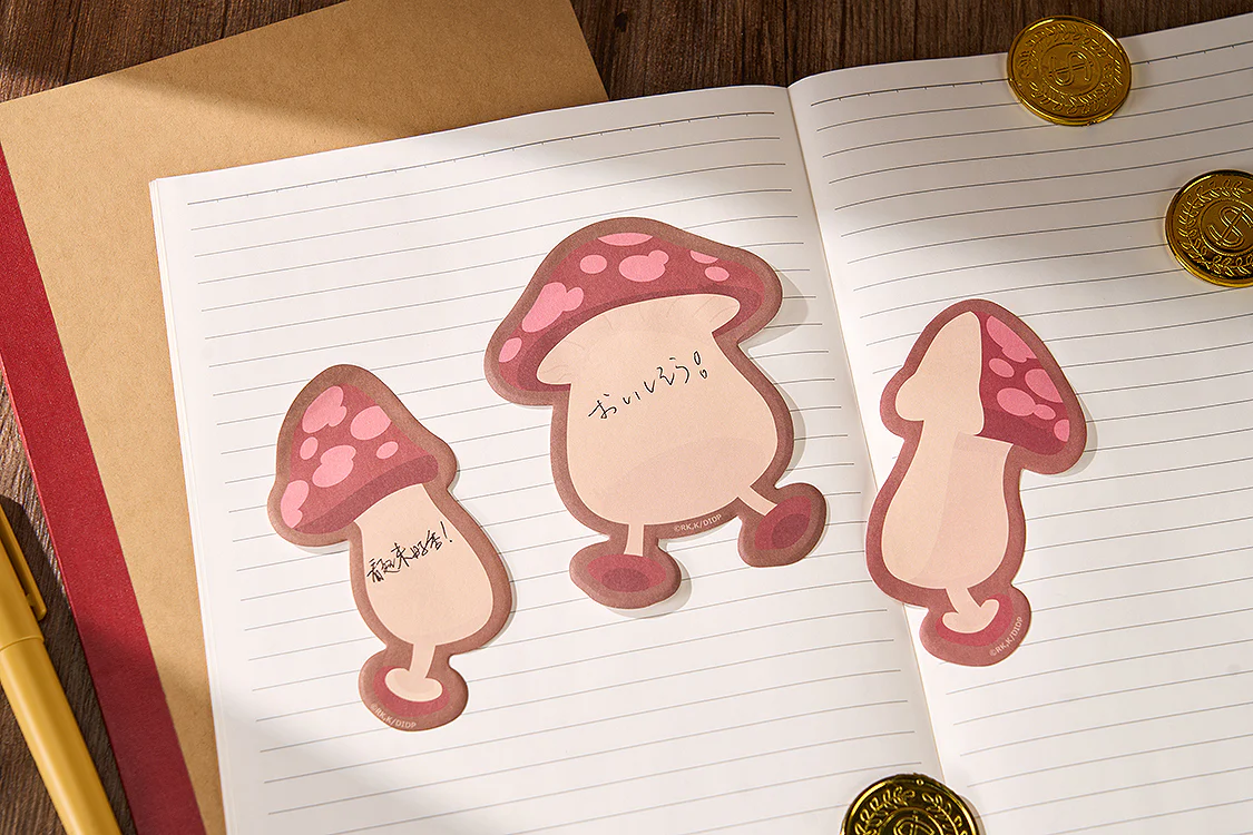Delicious in Dungeon - Walking Mushroom Sticky Notes A/B - Image 3