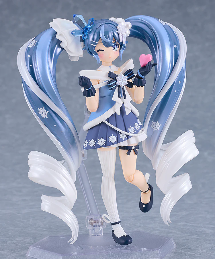 Hatsune Miku - figma Snow Miku: Crystal Snow ver. Figure - Image 3