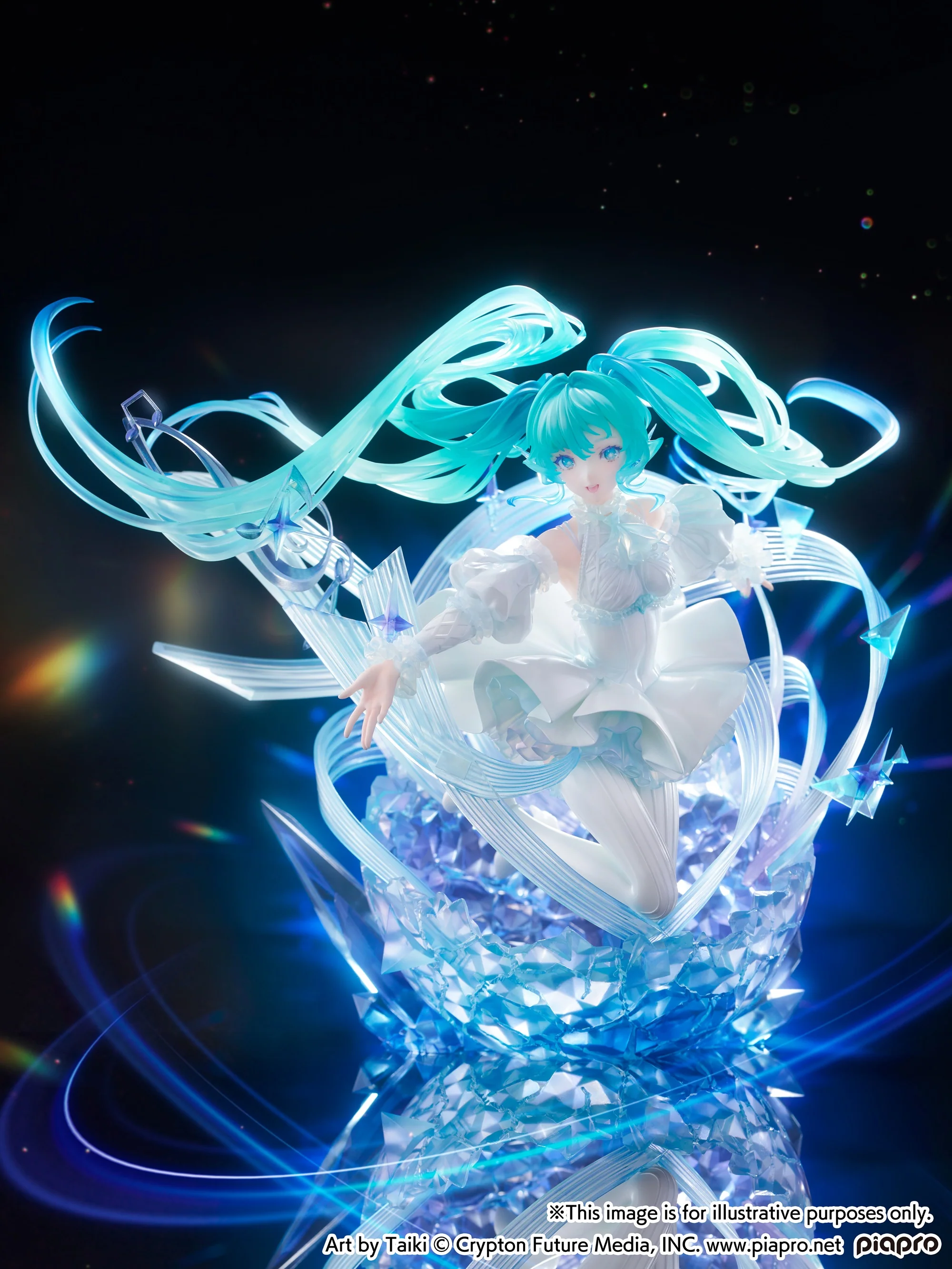 Hatsune Miku -Crystal Dress Ver. - 1/7 Scale Figure - Image 7