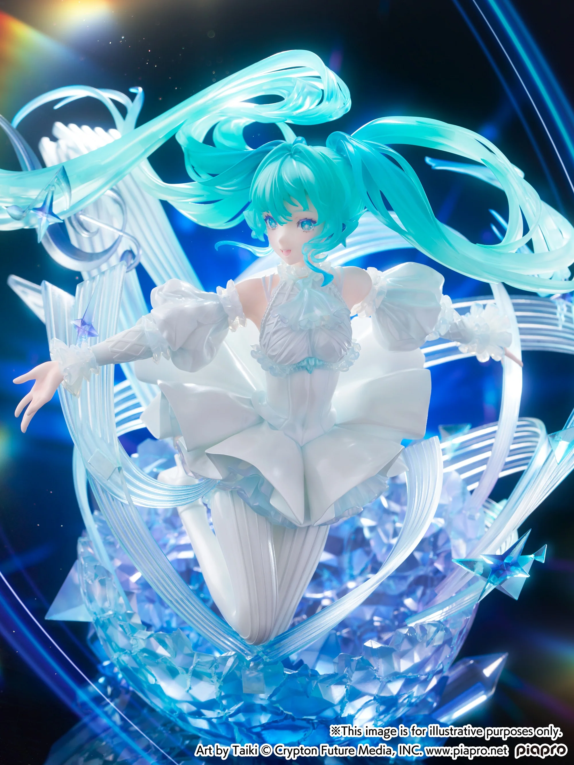 Hatsune Miku -Crystal Dress Ver. - 1/7 Scale Figure - Image 8