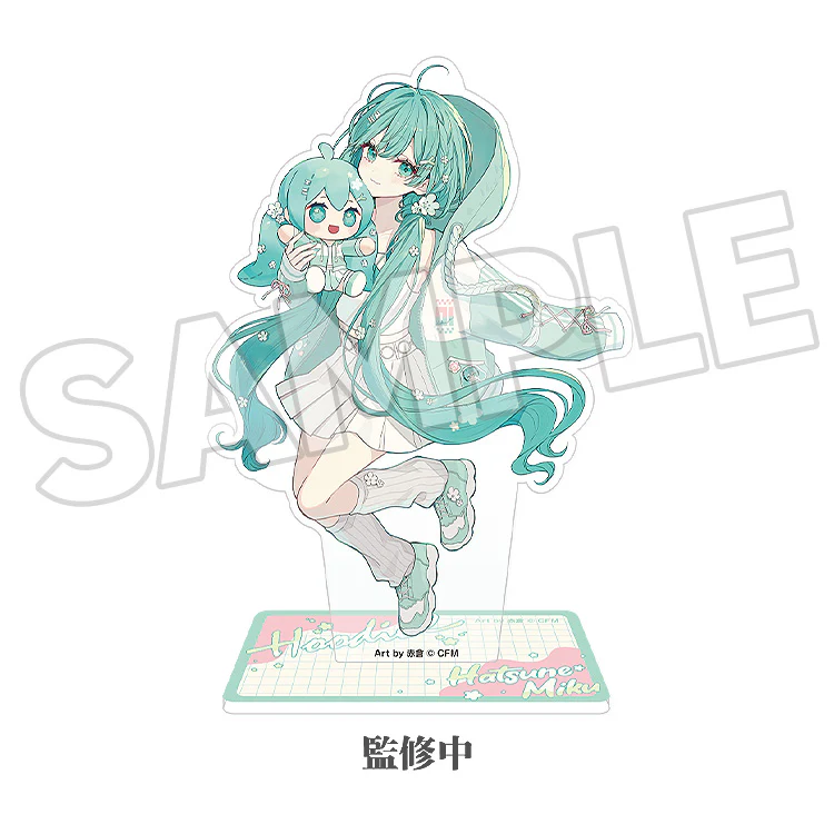 Hatsune Miku - Miku Hug Series Acrylic Stand: Flower Ver. - Image 2