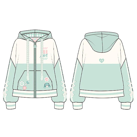Hatsune Miku - Miku Hug Series Hoodie: Flower Ver.