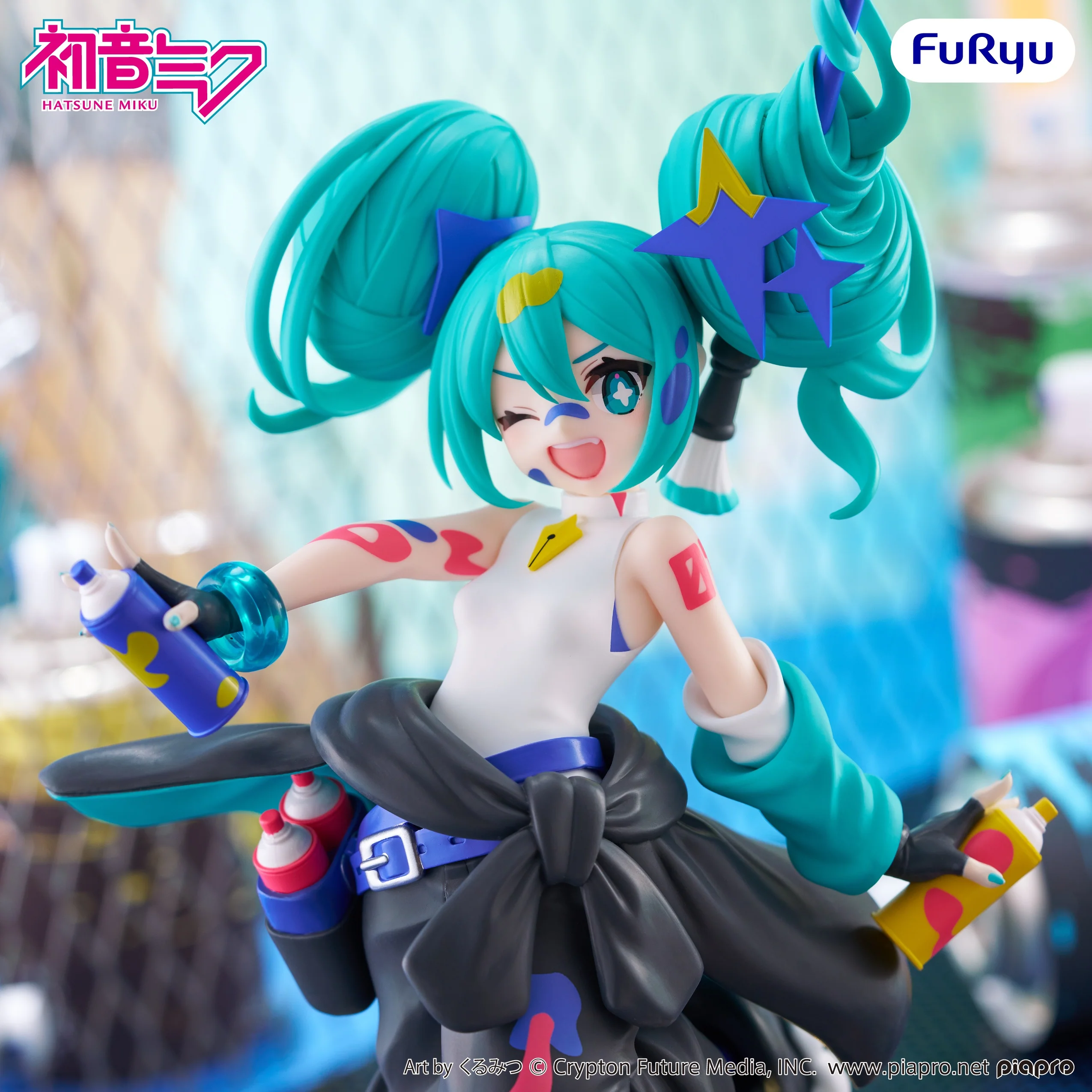 Hatsune Miku - Muchute Figure -Paint Girl Another Color ver.- - Image 2