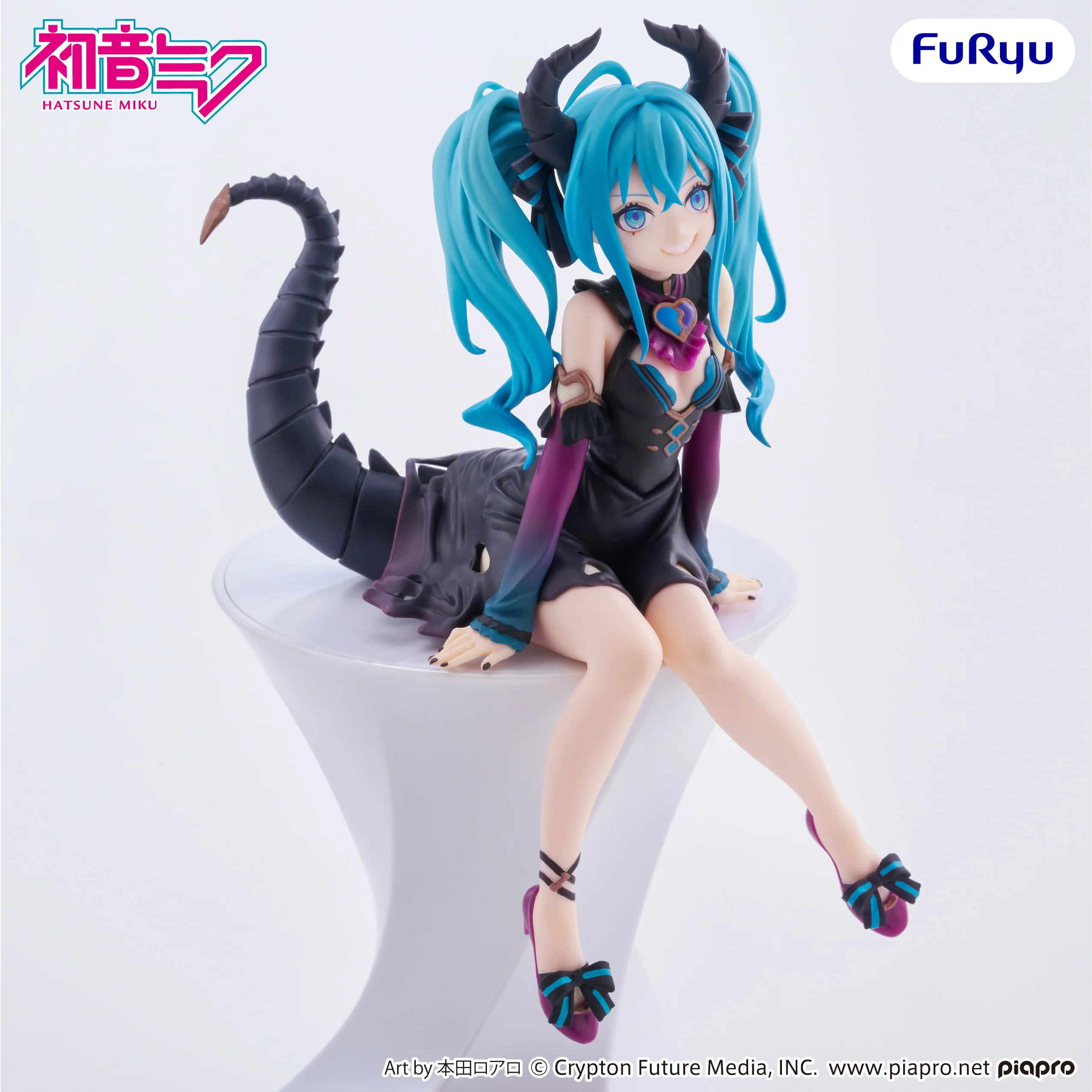 Character Vocal Series 01: Hatsune Miku - Hatsune Miku Noodle Stopper Figure -Hatsune Miku Villain ver.- (Rerelease) - Image 7