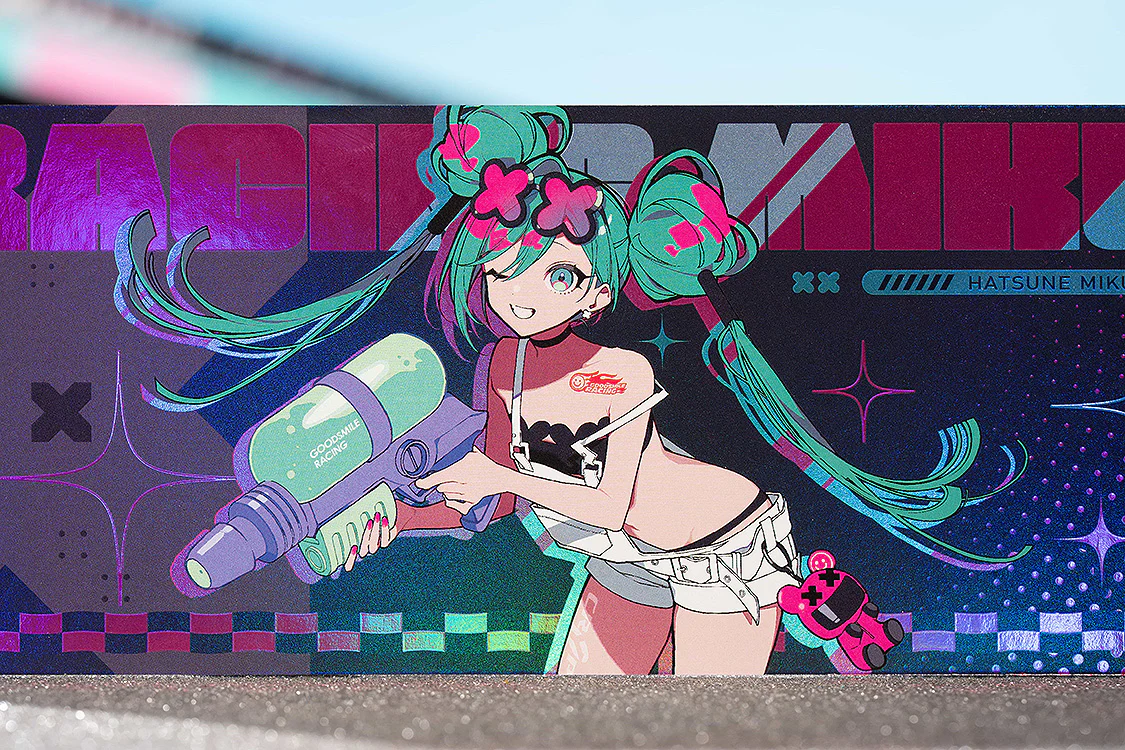 Hatsune Miku GT Project - Hatsune Miku: Racing Ver. 2025 Collectible Holographic Ticket - Image 9