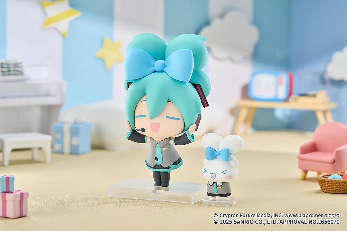 Hatsune Miku x Cinnamoroll Chibi Figure - Image 2