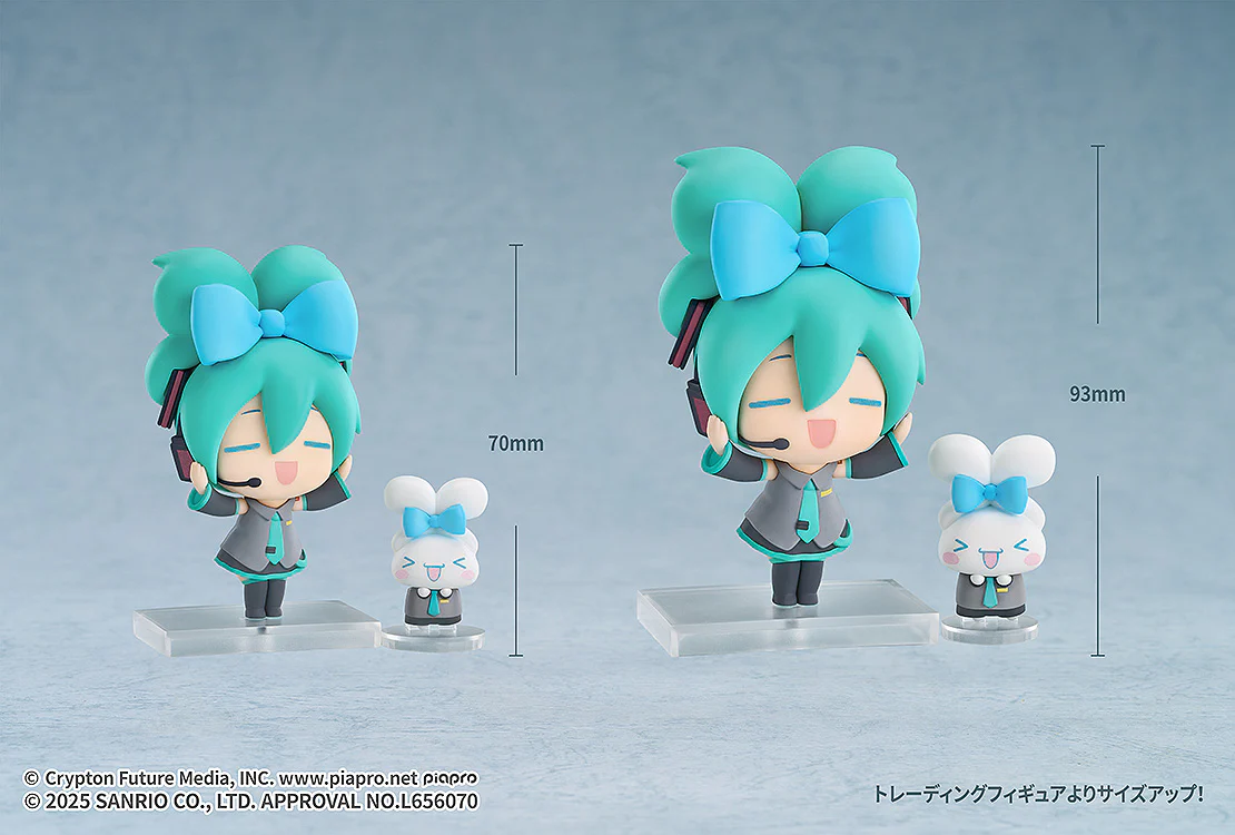 Hatsune Miku x Cinnamoroll Chibi Figure - Image 7