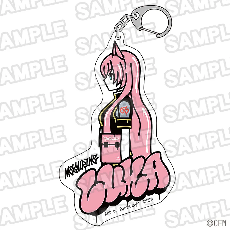 Hatsune Miku - Hatsune Miku/Kagamine Rin/Kagamine Len/Megurine Luka/MEIKO/KAITO acrylic keyholder panasony ver. - Image 5
