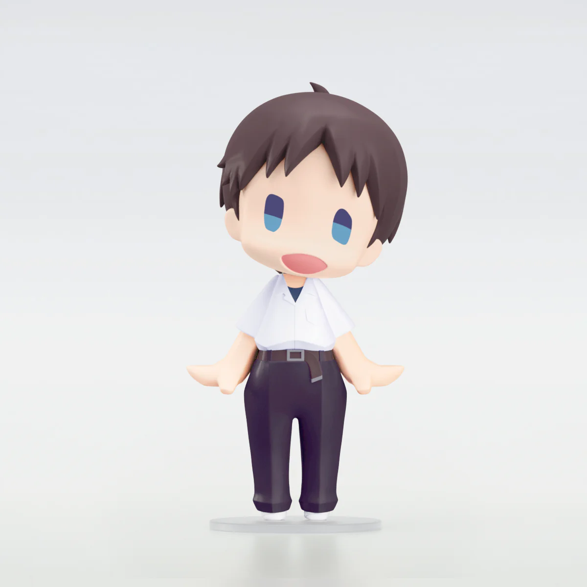Rebuild of Evangelion - HELLO! GOOD SMILE Shinji Ikari: School Uniform Ver. Figure - Image 2