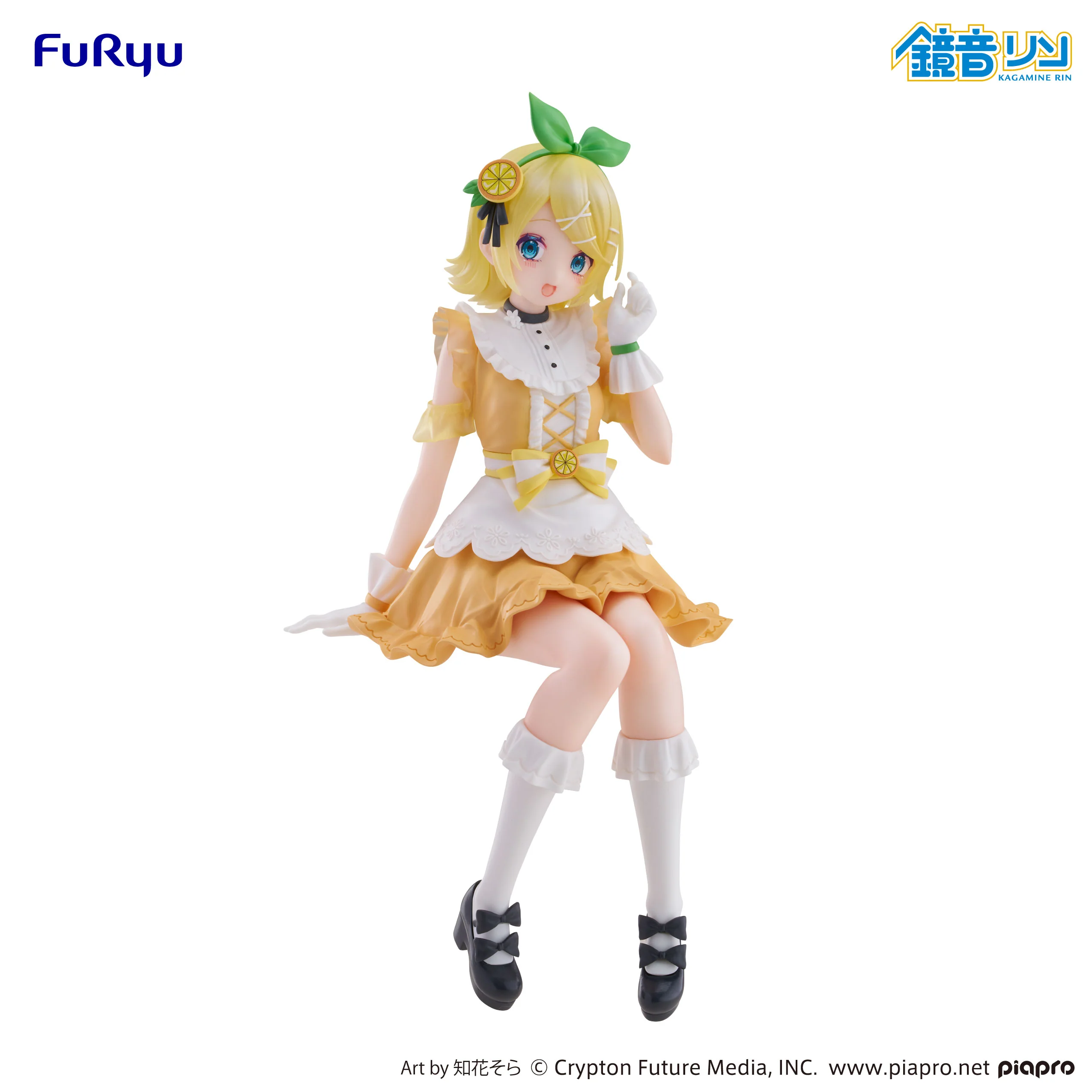 Hatsune Miku - Kagamine Rin Noodle Stopper Figure -Kagamine Rin Citrus ver.- - Image 3