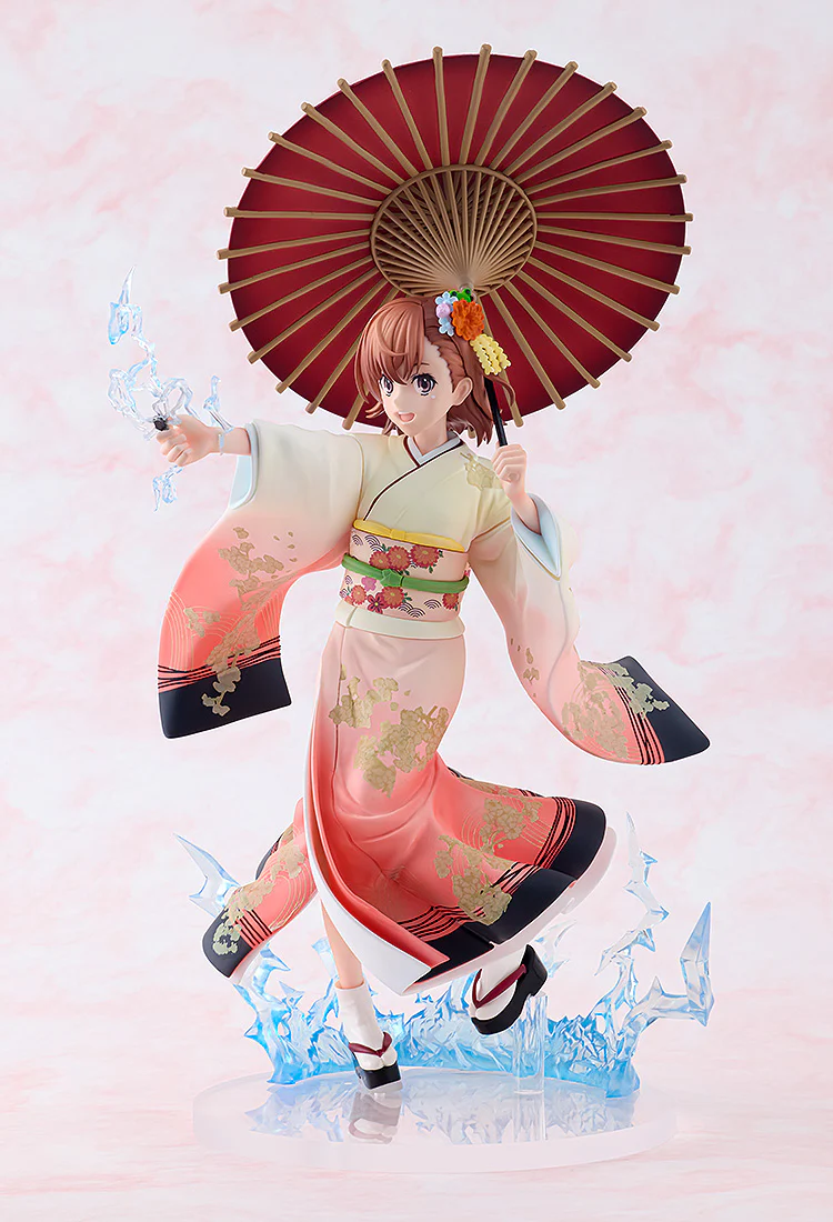 A Certain Scientific Railgun T - Mikoto Misaka Furisode Kimono ver. 1/7 Scale Figure - Image 8