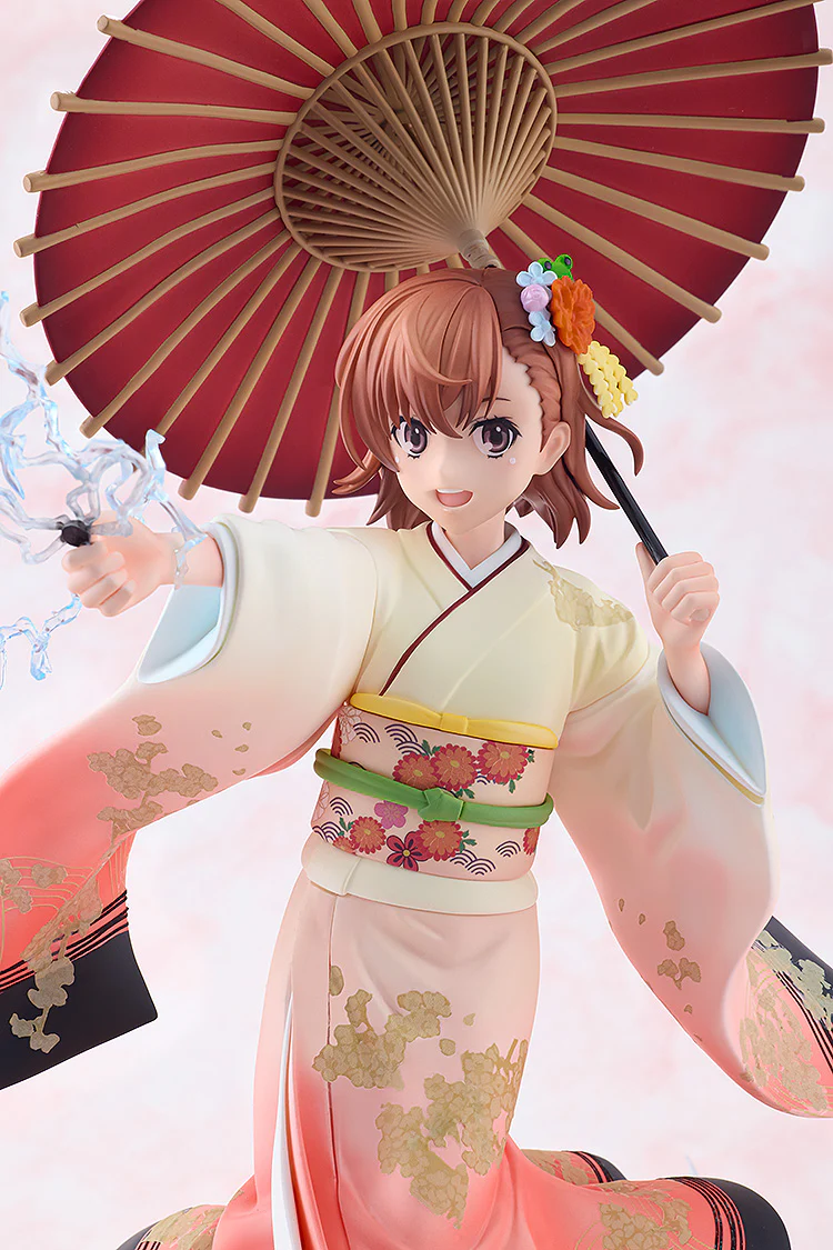 A Certain Scientific Railgun T - Mikoto Misaka Furisode Kimono ver. 1/7 Scale Figure - Image 9