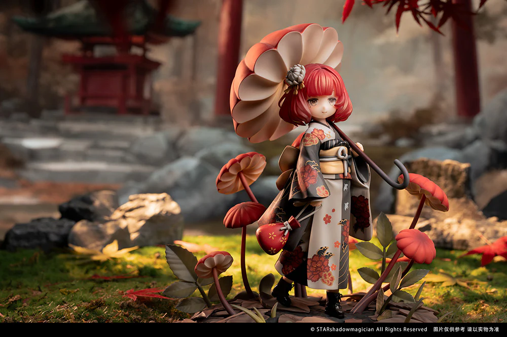 Mushroom Girls Series No.6 Marasmius Haematocephalus 1/1 Scale Figure - Image 12