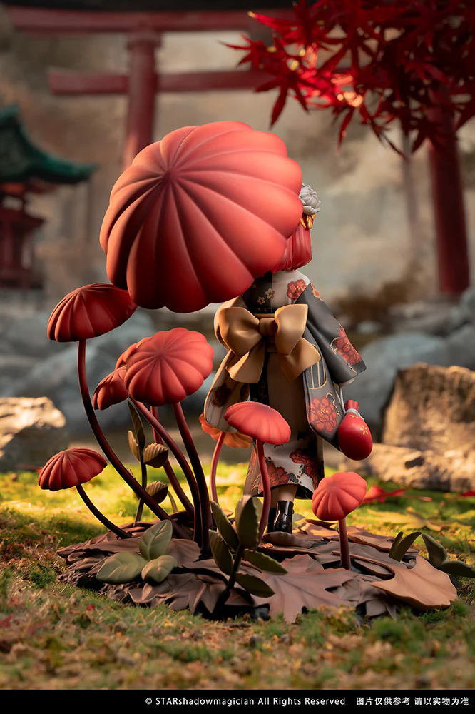 Mushroom Girls Series No.6 Marasmius Haematocephalus 1/1 Scale Figure - Image 17