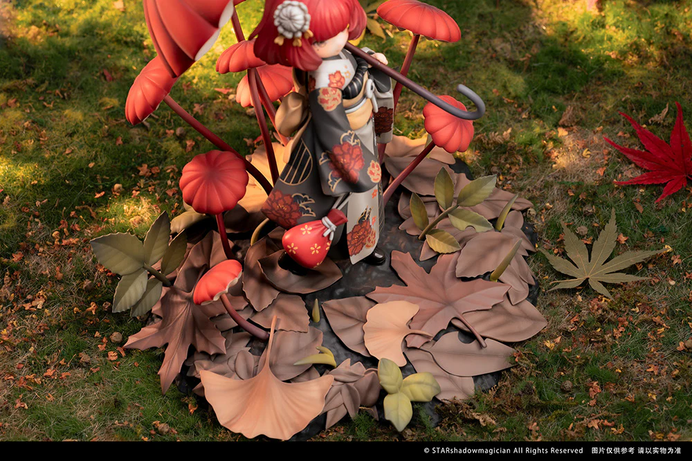 Mushroom Girls Series No.6 Marasmius Haematocephalus 1/1 Scale Figure - Image 18