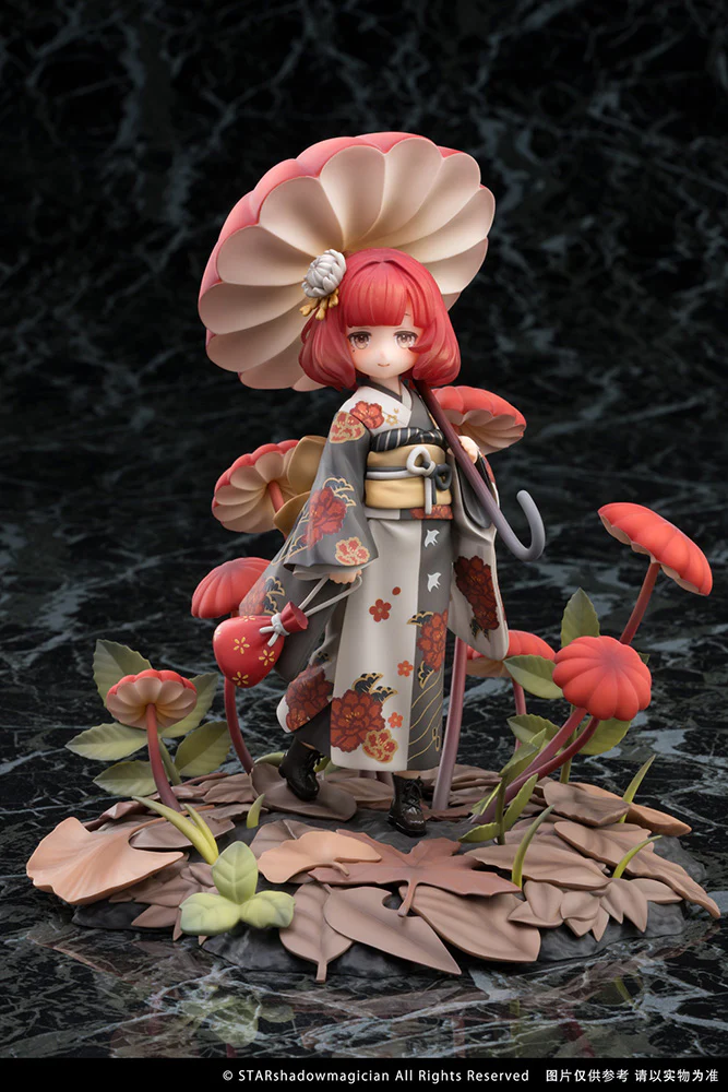 Mushroom Girls Series No.6 Marasmius Haematocephalus 1/1 Scale Figure - Image 3