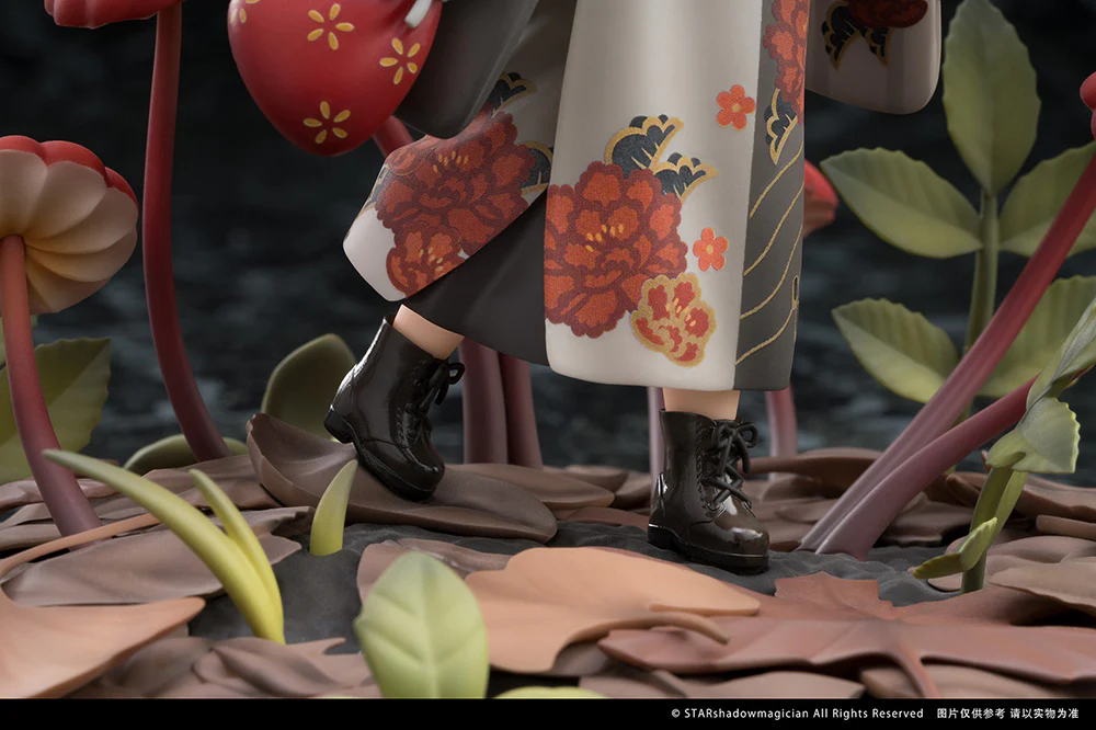Mushroom Girls Series No.6 Marasmius Haematocephalus 1/1 Scale Figure - Image 9