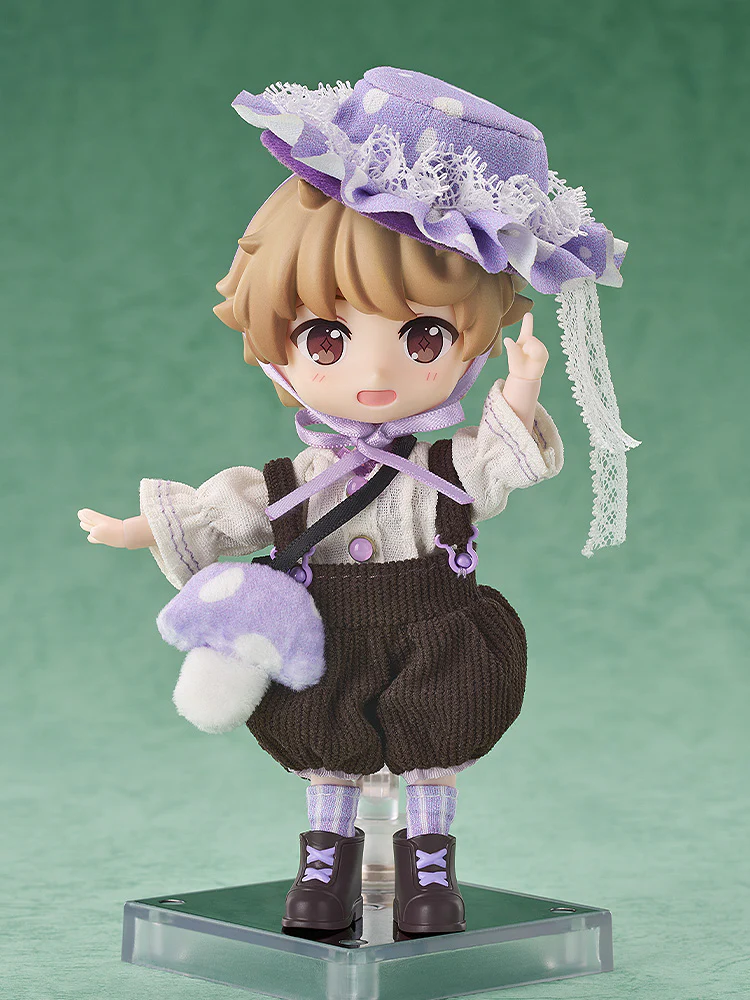 Nendoroid Doll Outfit Set: Mushroom  - Boy (Green/Purple) - Image 4