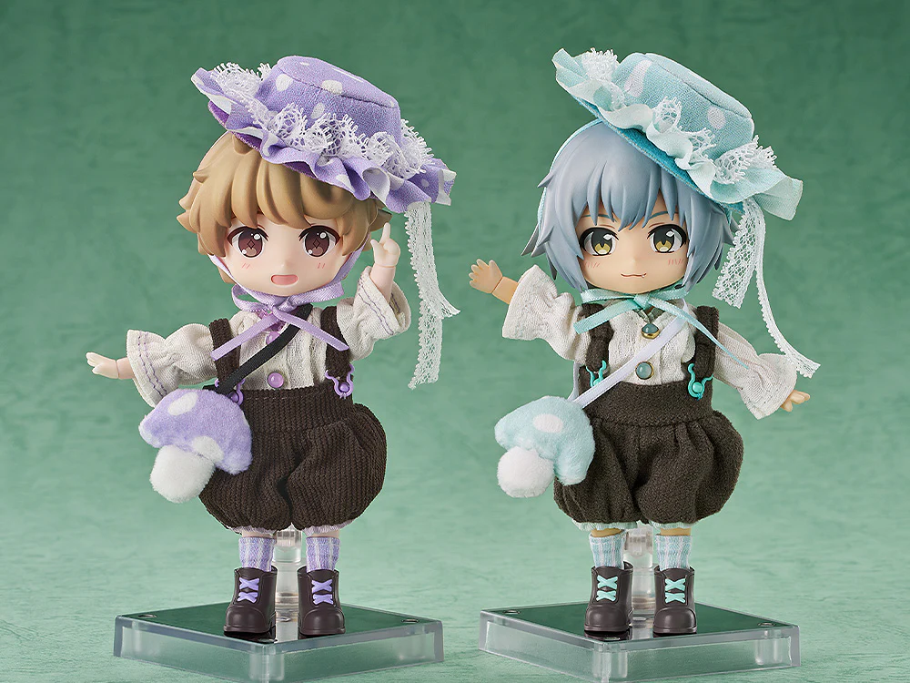 Nendoroid Doll Outfit Set: Mushroom  - Boy (Green/Purple) - Image 7