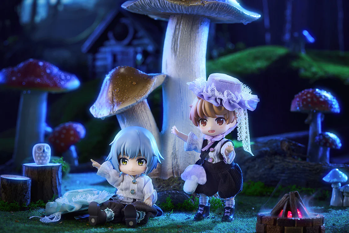 Nendoroid Doll Outfit Set: Mushroom  - Boy (Green/Purple) - Image 9