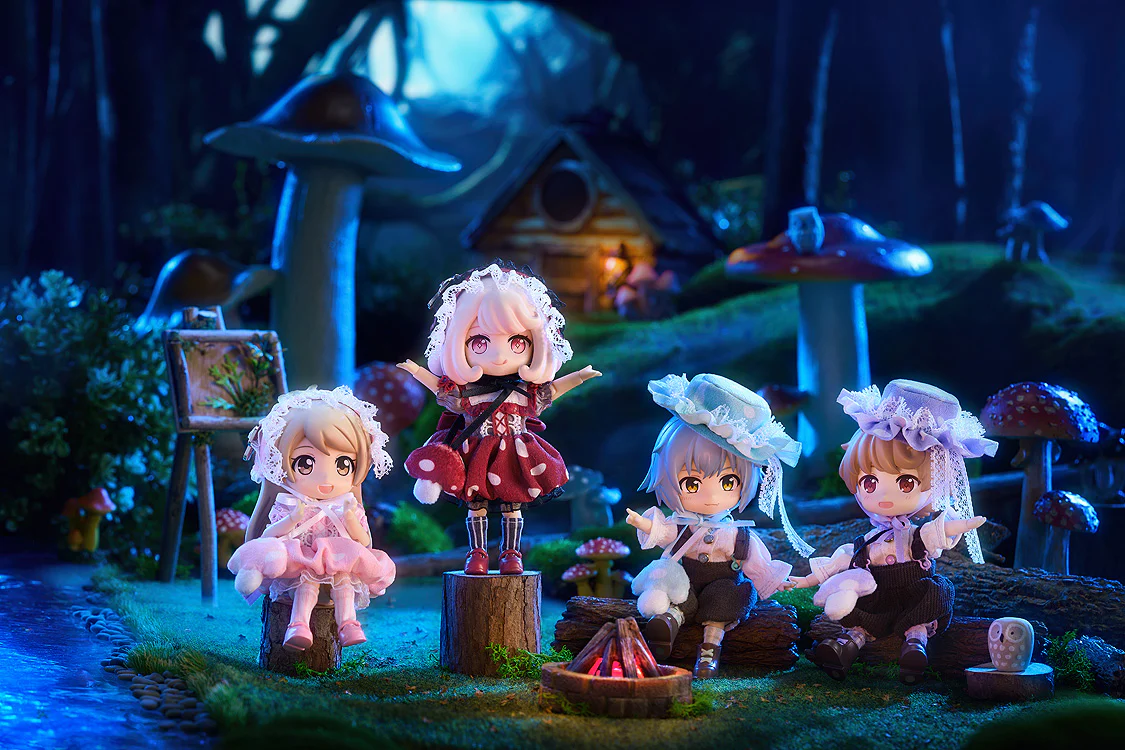 Nendoroid Doll Outfit Set: Mushroom - Girl (Red/Pink) - Image 10