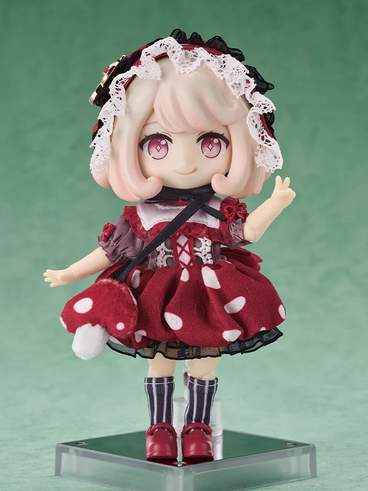 Nendoroid Doll Outfit Set: Mushroom - Girl (Red/Pink) - Image 4