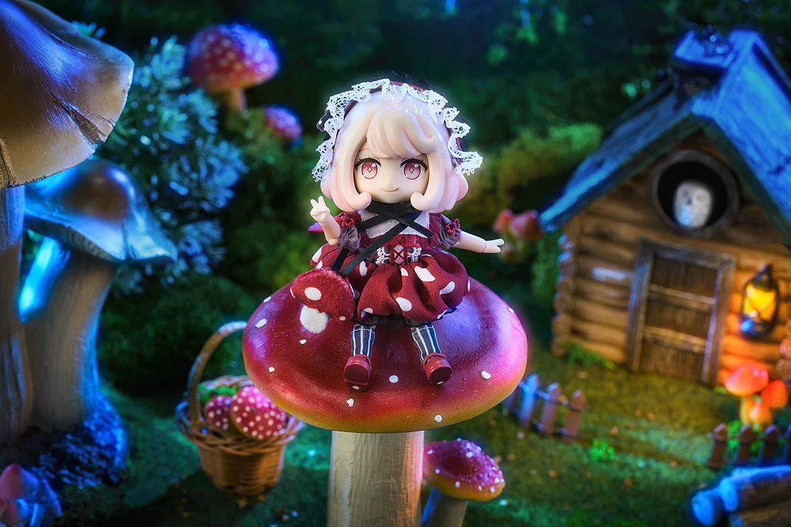 Nendoroid Doll Outfit Set: Mushroom - Girl (Red/Pink) - Image 5