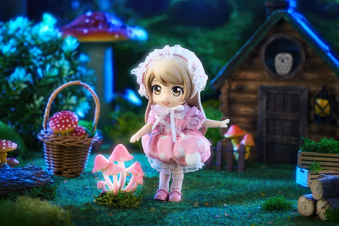Nendoroid Doll Outfit Set: Mushroom - Girl (Red/Pink) - Image 6