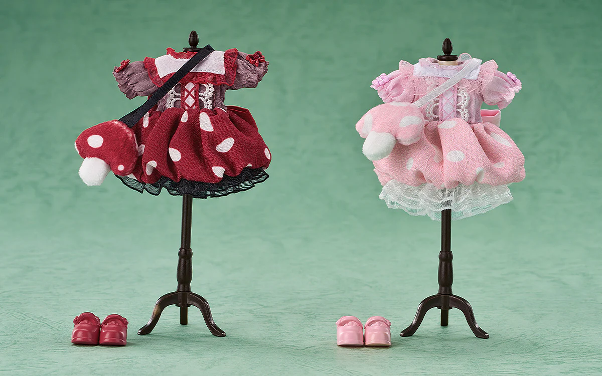 Nendoroid Doll Outfit Set: Mushroom - Girl (Red/Pink) - Image 8