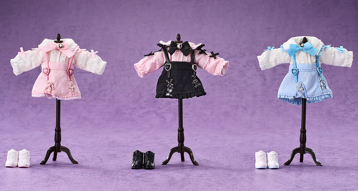 Nendoroid Doll Outfit Set: Suspender Skirt Set (Pink & Black/White & Pink/White & Blue) - Image 8