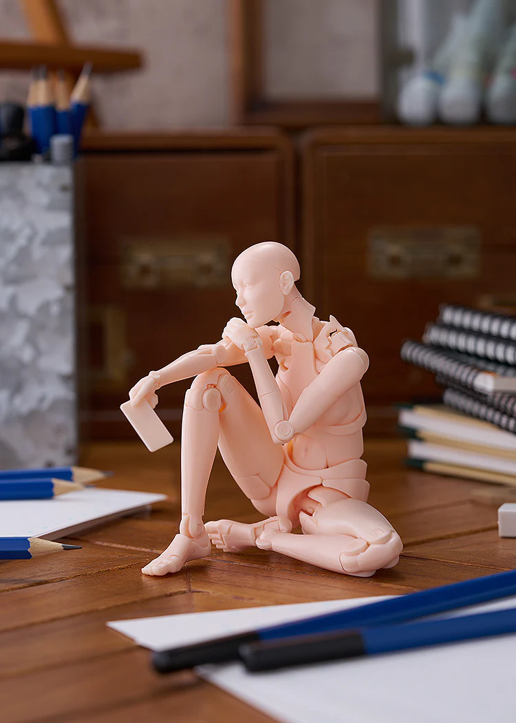 Nishimura Style Drawing Doll Olive Gray/Flesh - Image 19