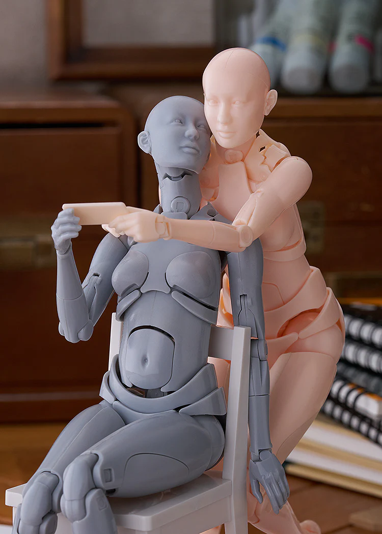 Nishimura Style Drawing Doll Olive Gray/Flesh - Image 2