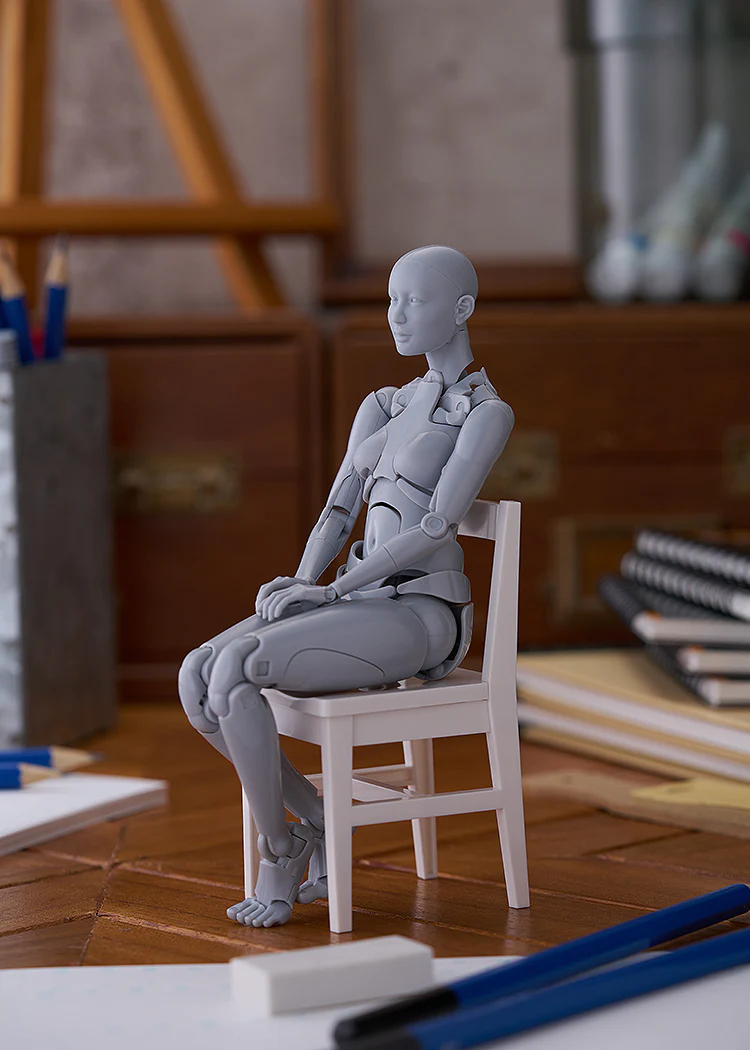 Nishimura Style Drawing Doll Olive Gray/Flesh - Image 23