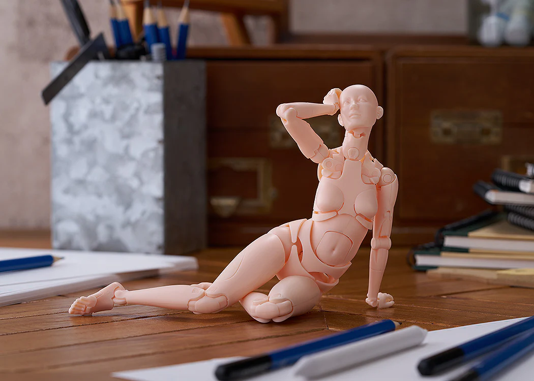 Nishimura Style Drawing Doll Olive Gray/Flesh - Image 5