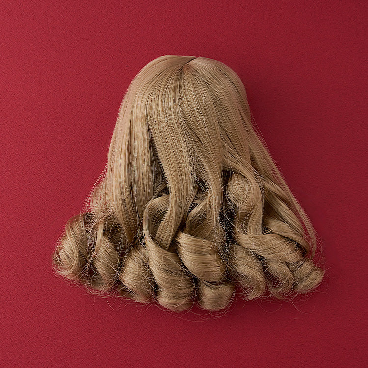 Harmonia Series - Original Wig Series (Medium Wave/Orange) / (Natural Straight/Brown) / (One Curl/Gold) - Image 3