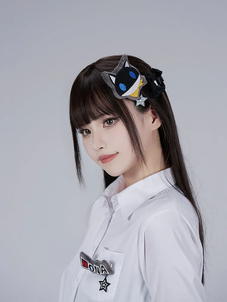 Persona 5 Royal Fluffy Hairpin: Joker Ver./Mona Ver. - Image 14