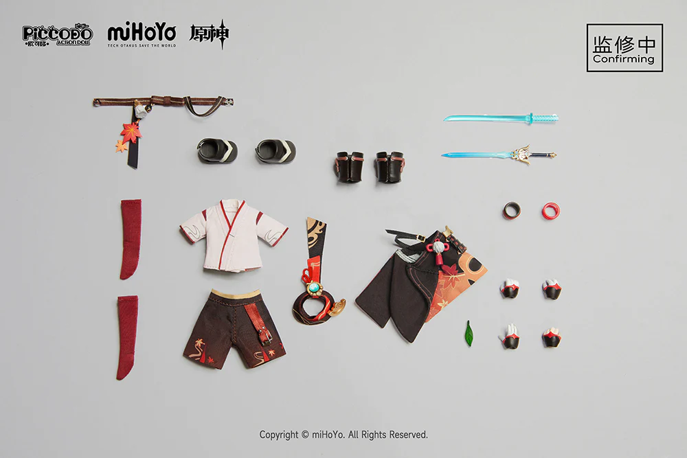 GENSHIN IMPACT - PICCODO ACTION DOLL X KAEDEHARA KAZUHA DEFORMED DOLL - Image 16