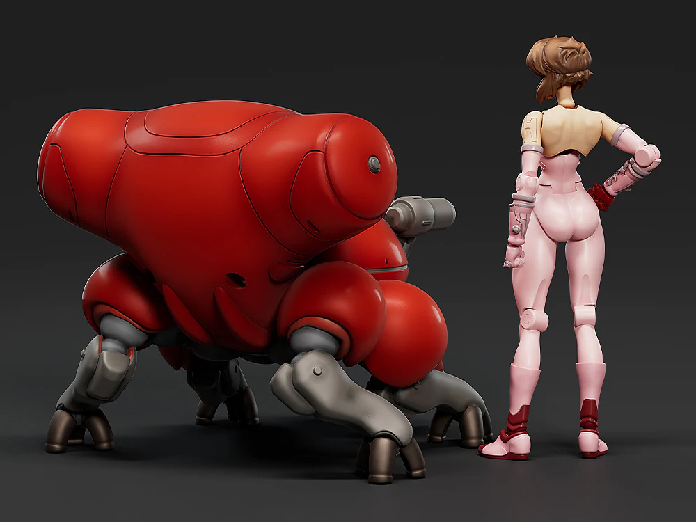 Ghost in the Shell (Manga Edition) - PLAMAX minimum factory MF-94 Motoko Kusanagi with Fuchikoma Model Kit - Image 2