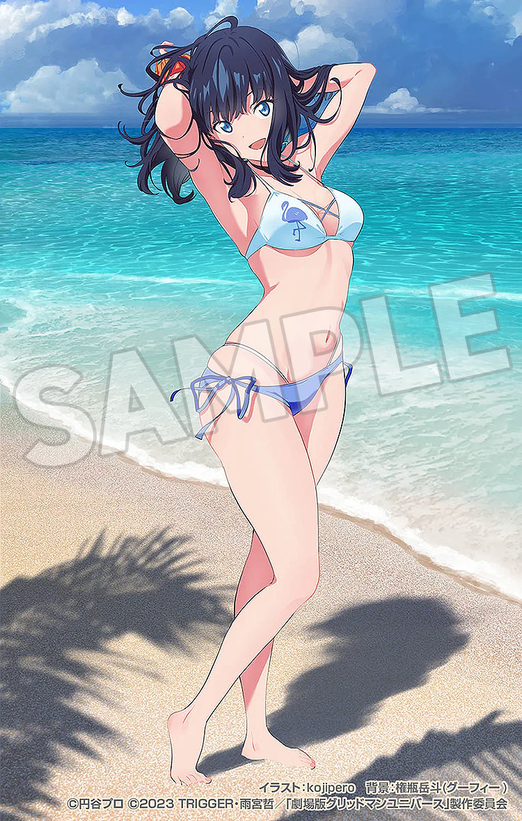 GRIDMAN UNIVERSE - POP UP PARADE BEACH QUEENS Rikka Takarada L Size Figure - Image 8