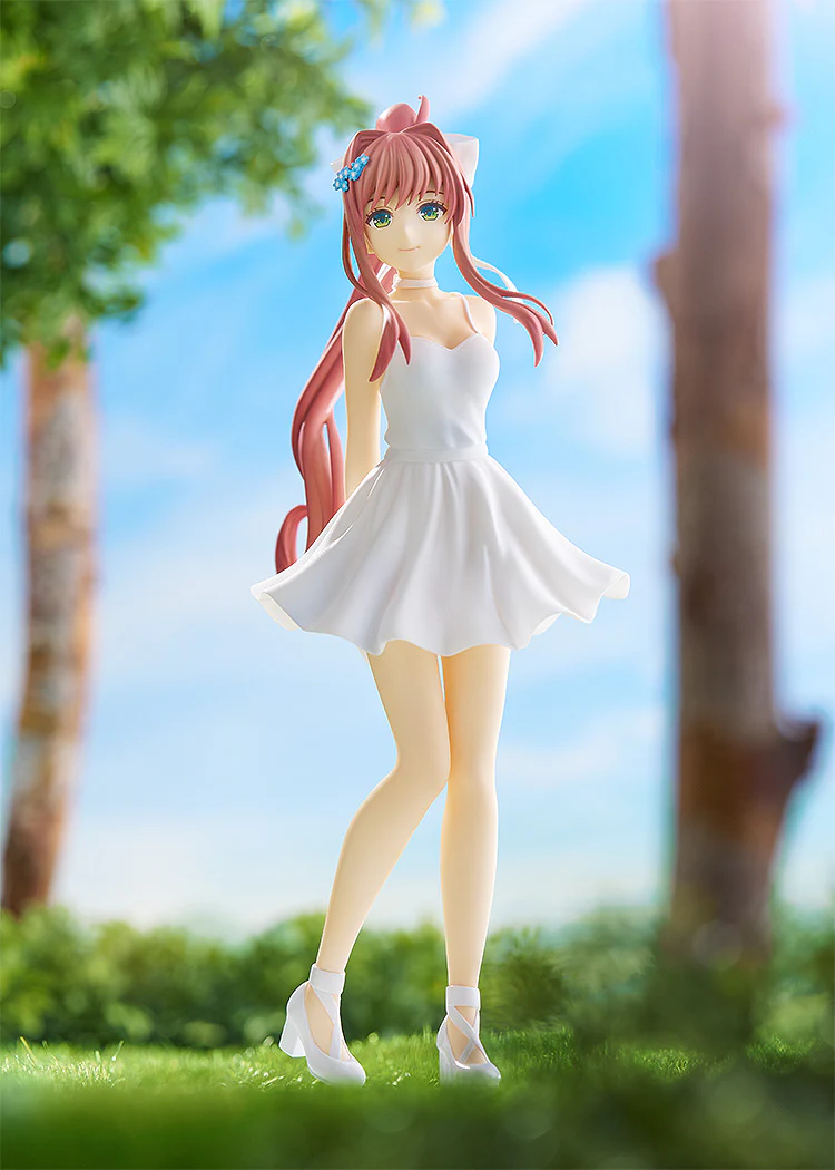 Doki Doki Literature Club!  - POP UP PARADE Monika: White Dress Ver. Figure - Image 3