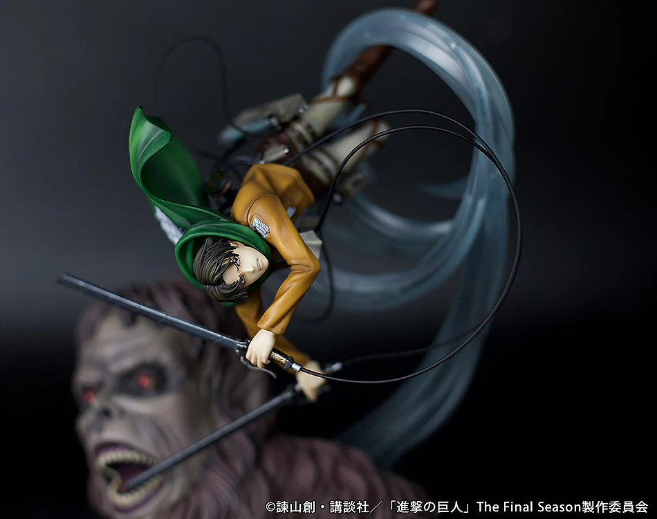 Attack on Titan - Scale Figure "Levi vs Beast Titan ver." - Image 3