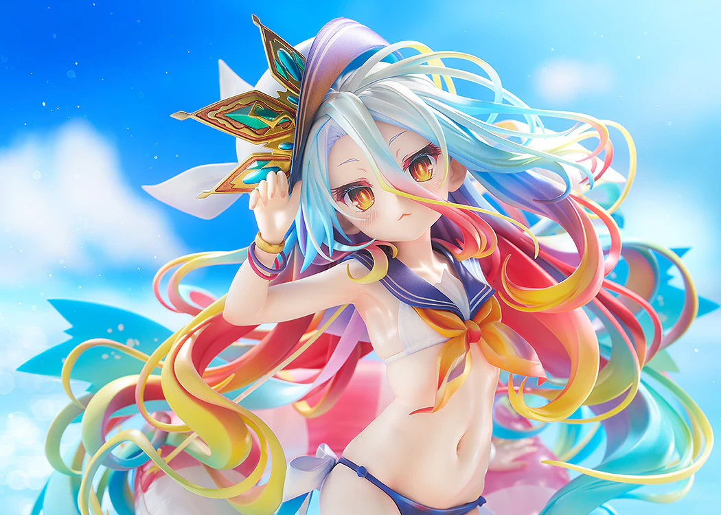 No Game No Life - Shiro: Sailor-Style Swimsuit Ver. 1/7 Scale Figure - Image 2