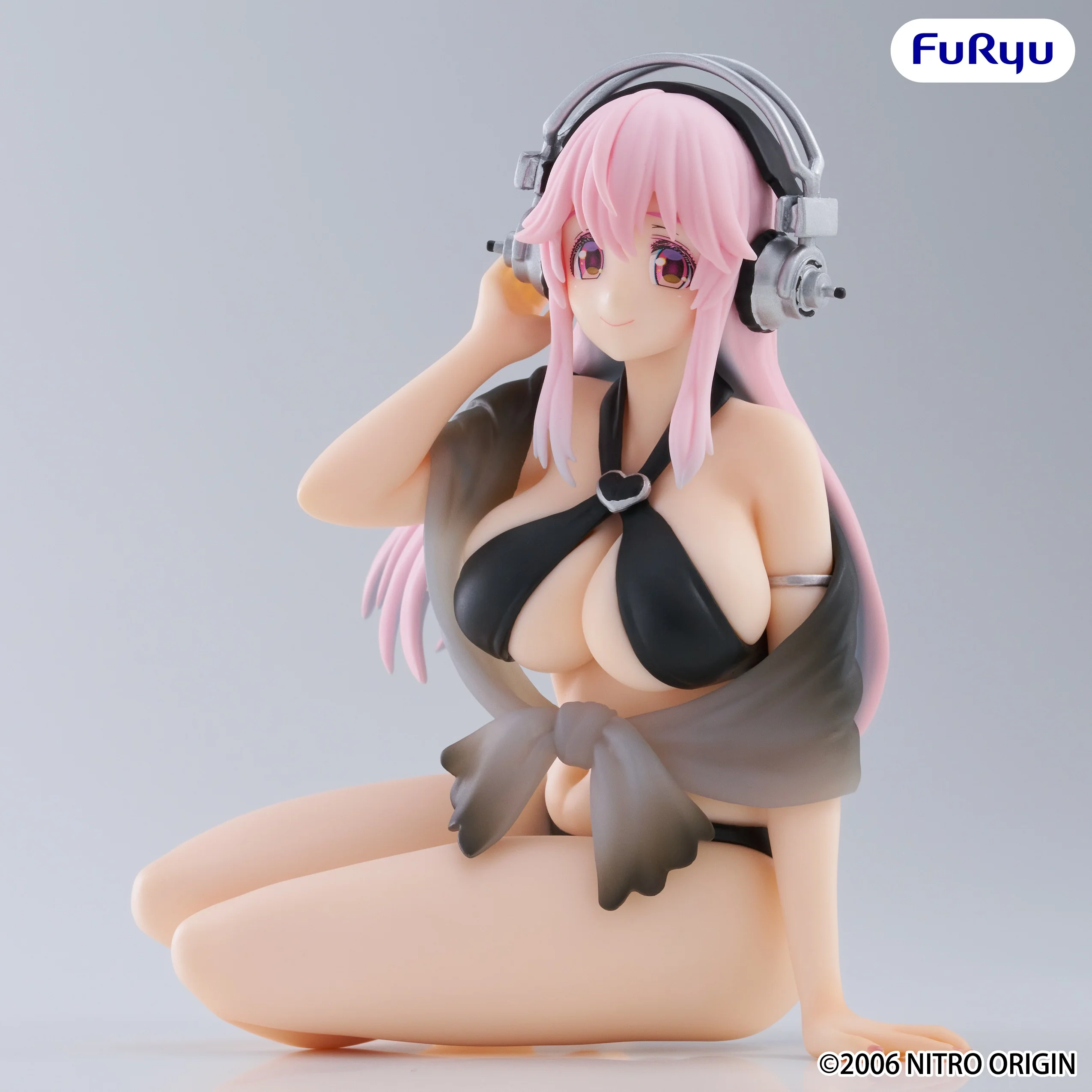 SUPER SONICO - Noodle Stopper Figure -Swimsuit Black Color ver.- - Image 6